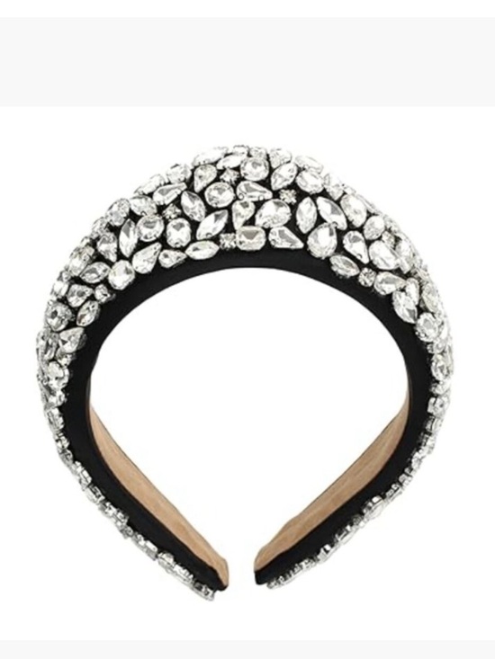 Accessories - Big Crystal Crown Headband Women Sparkling Rhinestone Hair Hoop Accessories